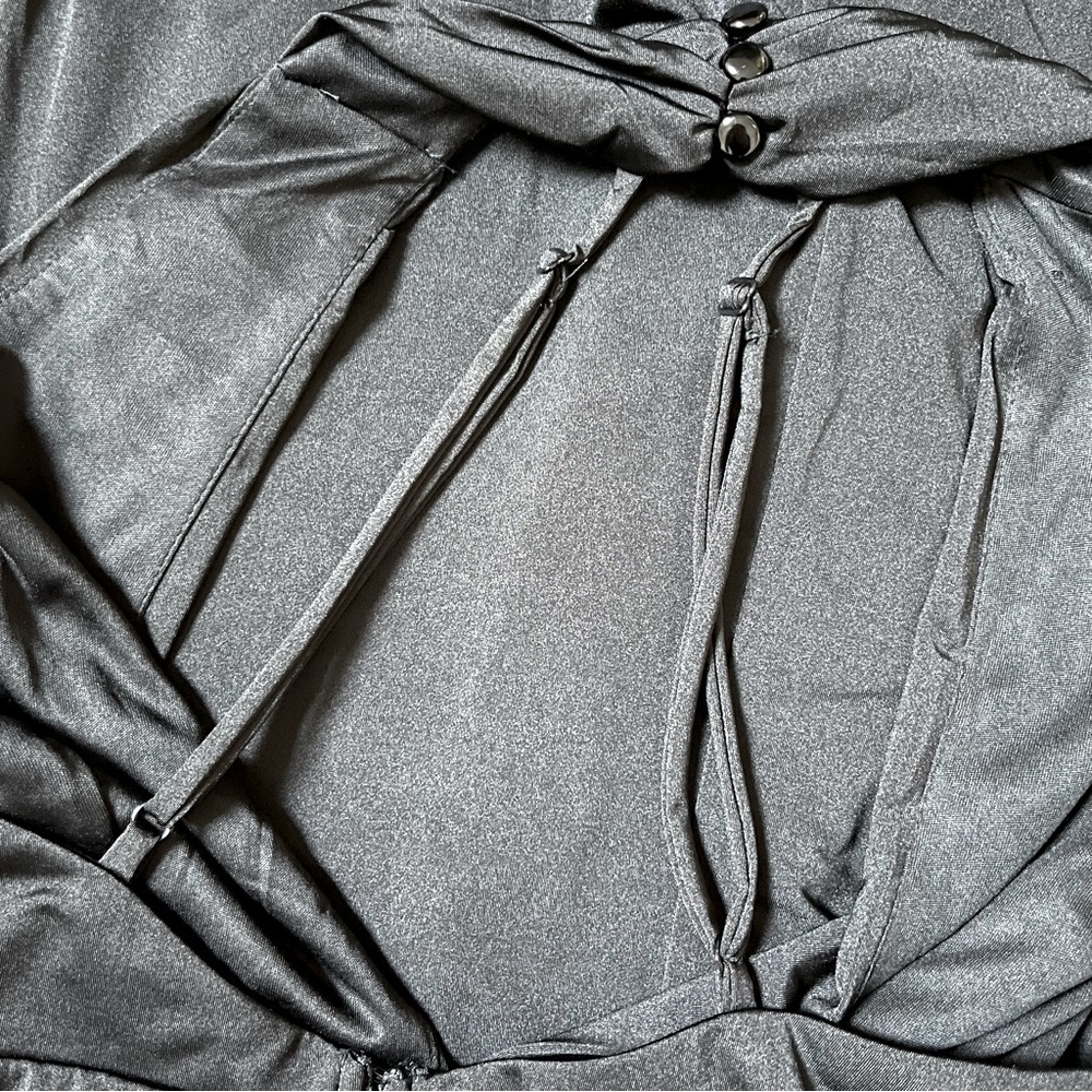 Lulus Tenth Avenue Ruched Halter Maxi Dress in Black - Picture 15 of 15
